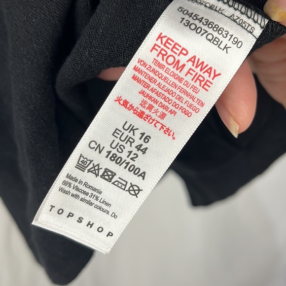 Topshop 12 button front jacket top - Picture 5 of 6